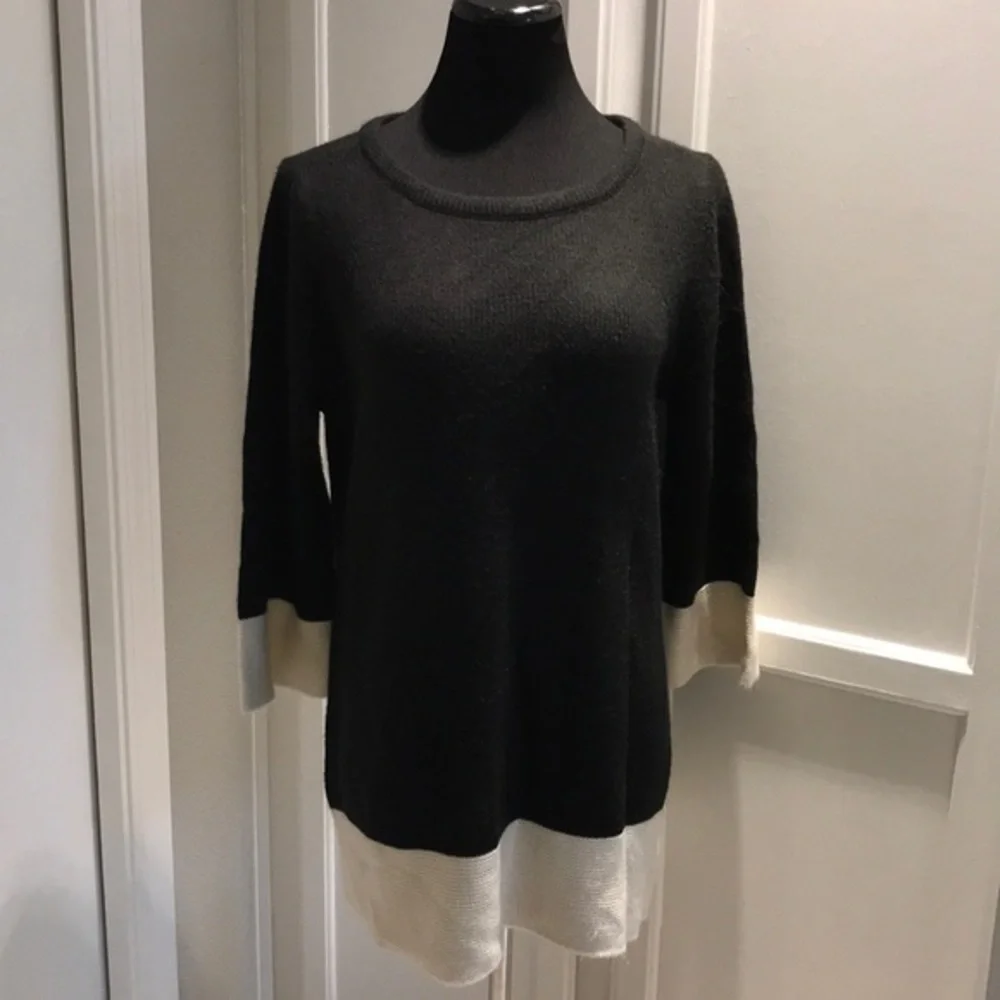 H&M black and cream sweater - Picture 1 of 8
